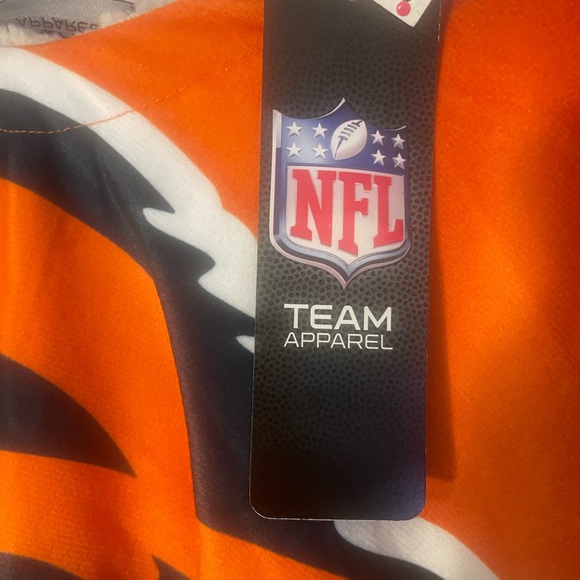 NWT FOCO NFL Team Reversible Oversized Sherpa Lined Hoodie Sweatshirt AOP Logo - Picture 4 of 10